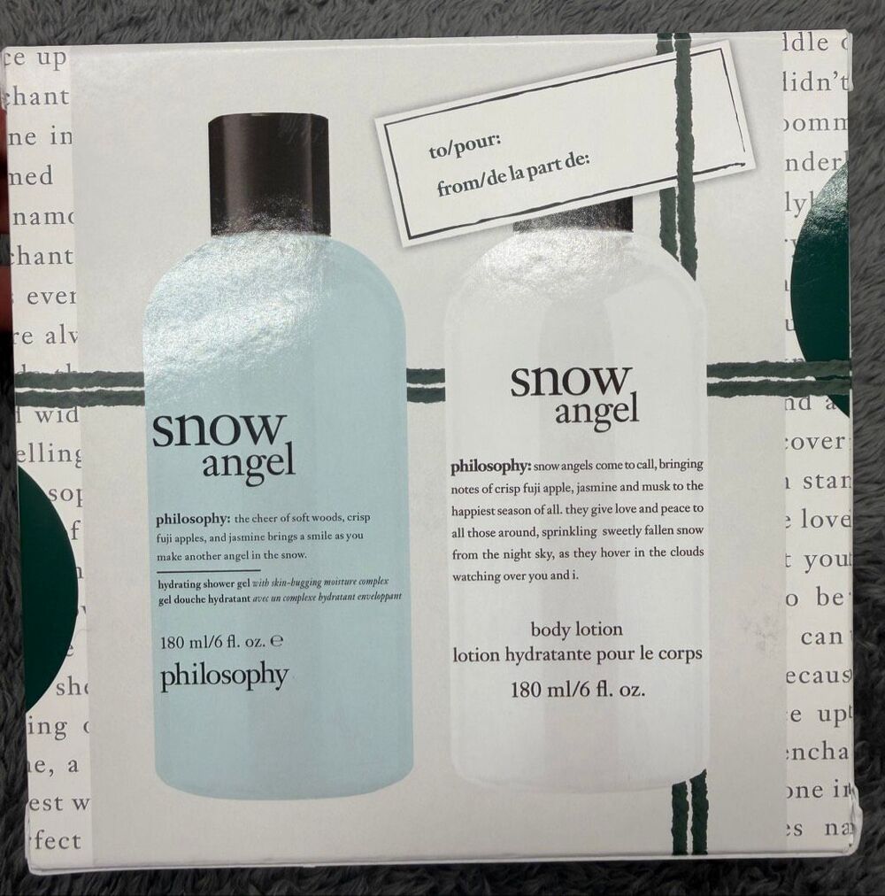 Philosophy Snow Angel Bath + Body Duo, brand new in box!